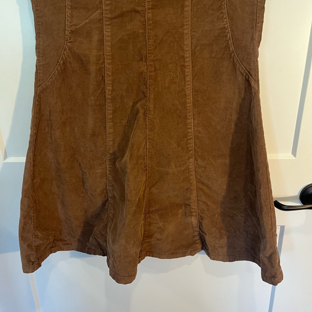 BDG Kendall Fluted Corduroy Maxi Skirt Brown boho Goblincore cottagecore Sz M - Picture 8 of 15